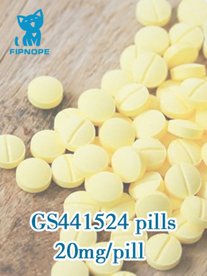 Αιλουροειδείς μολυσματικές ταμπλέτες Peritonitis 40mg GS441 FIP gs-441524 PIF για τη γάτα